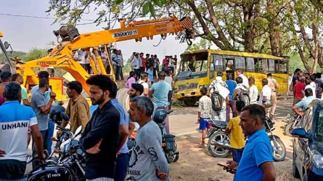 4 member panel will investigate the school bus accident in Haryana, Education Department called a big meeting today