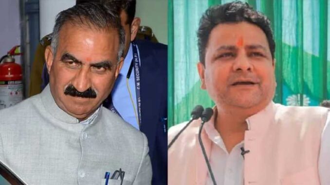 Rebel Congress leader sends defamation notice to Himachal CM Sukhu, demands Rs 5 crore