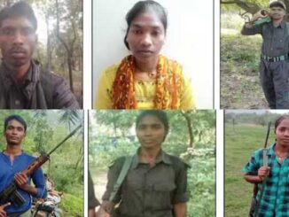 Naxalites on backfoot! 6 big rewarded Naxalites active in Sukma surrender before Andhra Pradesh Police