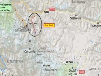 China is becoming a big threat to India, a new road was being built in POK near Siachen.