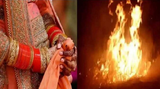 House caught fire due to fireworks at a wedding in Bihar, 6 people from the girl's side died, mourning spread in the village.