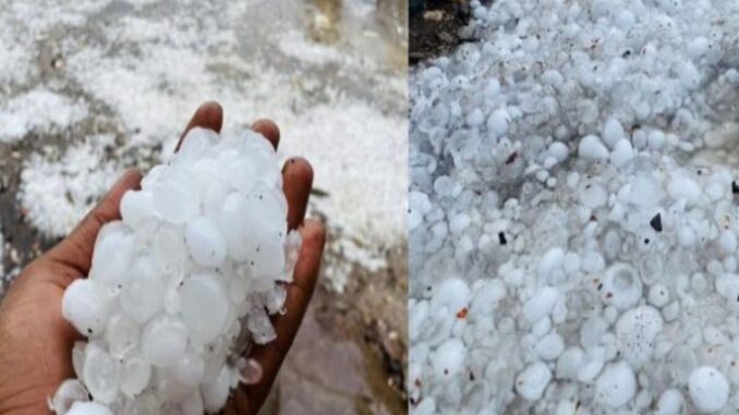 Storm hits UP, hailstorm will fall amid heavy rain for next 4 days, alert in these districts