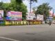 Muzaffarnagar: Hoardings put up in the city are illegal, time for approval expired