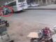 Overtaking from the wrong side was costly: Minor riding a scooter rammed into the rear wheel of the bus, incident captured in CCTV