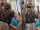 'Your father's metro is there, he has spread filth...' Fierce fight between aunty and girl in Delhi Metro