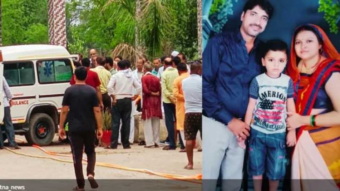 A family going to Chhattisgarh became the victim of a tragic accident in Satna, only a 4-year-old girl survived?