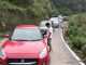 Heavy debris fell on Mussoorie Tehri bypass national highway after rain, long jam for 6 hours