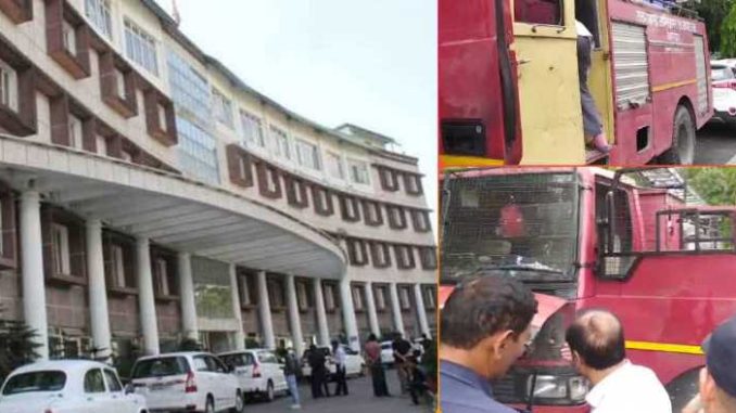 Uttarakhand secretariat engulfed in smoke, fire service vehicle parked outside caught short circuit