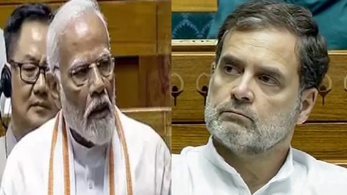 Without taking Rahul's name, PM Modi said: Look, the ant is dead... the entire parliament laughed