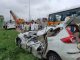 In UP, a roadways bus collides with a car: five people die - uproar ensues