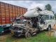 Horrible accident in Muzaffarnagar: Traveller collides with truck, two dead, 12 injured