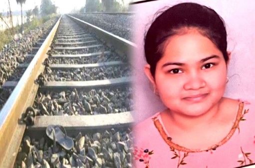 When the husband stopped her from driving the scooter, the woman jumped in front of the train along with her infant child, both of them were torn into pieces