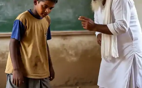 In Bihar, a teacher became an executioner, broke a student's bones for not sweeping