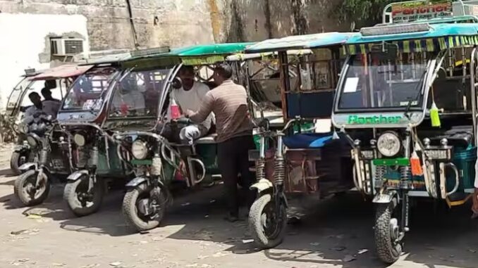 Big decision regarding e-rickshaw drivers in UP, will be implemented in all 75 districts