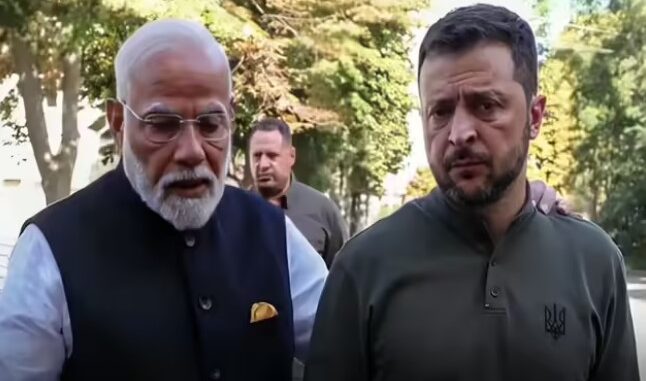 Just now: Ukraine President Zelensky spoke to PM Modi, before meeting Putin...