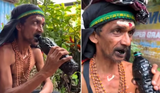 No bread, no rice... this Karnataka man survives by drinking only 'engine oil'