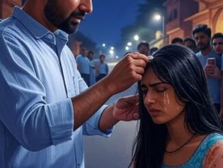 He tore his wife's clothes and made her walk on the road, made a stranger apply vermilion on his body, then on the road itself...