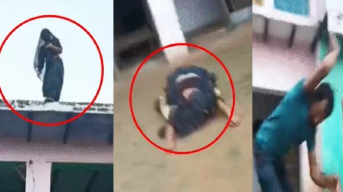 The fire of dowry turned into a monster: A woman jumped from the roof, what happened next will shake you to your core