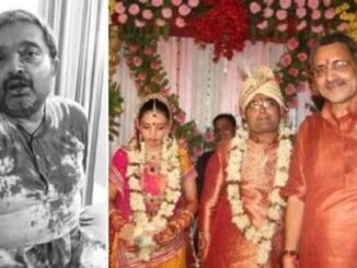 The lawyer beaten to a pulp by UP police turned out to be Minister Giriraj's son-in-law.