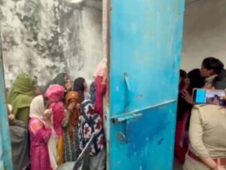 40 girls found hiding in a madrasa toilet, leaving police in a state of panic.