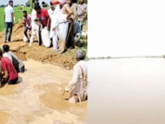 Ghaggar river dam broke in Rajasthan, 2 days holiday in schools, panic in the entire area