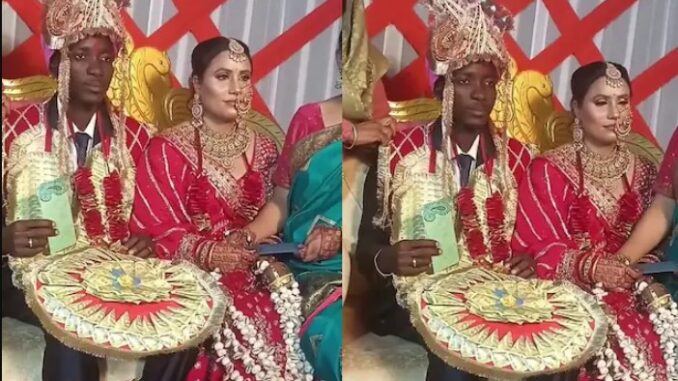 Kangra's record holder Kudi falls in love with African man, trending on social media