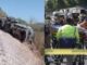 train accident: Passenger train carriages derailed, 13 killed - chaos ensues.