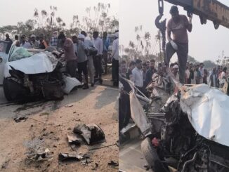 Horrific road accident: Four soldiers killed as car crashes into truck