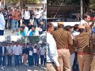 NSUI and UC protest against arrests in Delhi; two detained after clash with police