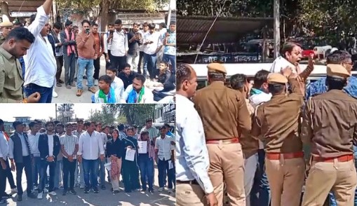 NSUI and UC protest against arrests in Delhi; two detained after clash with police