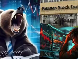 While the Sensex in India plummeted by 1,350 points, the market in Pakistan was forced to close.