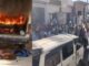 Massive Fire Engulfs School Van in Muzaffarnagar; 5 Children and Driver Suffer Burns—Chaos Ensues