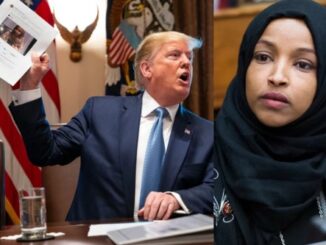 Trump Causes a Scandal: Tells Burqa-Clad Congresswoman, "Goodnight—Let's Go to Bed."
