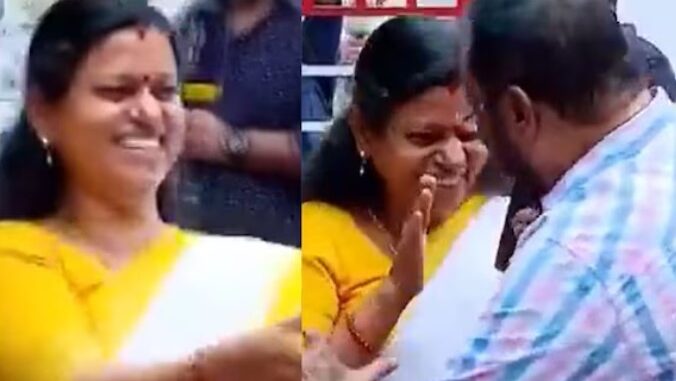 Congress Leader's Shameful Act: Forcibly Hugs Female MLA Amidst a Crowd