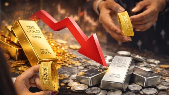 Gold and Silver Tumble; Prices Slump by Up to ₹21,000—Find Out the Latest Rates