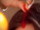 Uncle, 30 years her senior, applied vermilion to niece's forehead, then consumed poison.