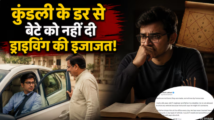 कुंडली में था ‘एक्सीडेंट’ का योग! इंजीनियर बेटे को नहीं मिली गाड़ी चलाने की इजाजत, 28 साल बाद भी पिता छोड़ते हैं ऑफिस​