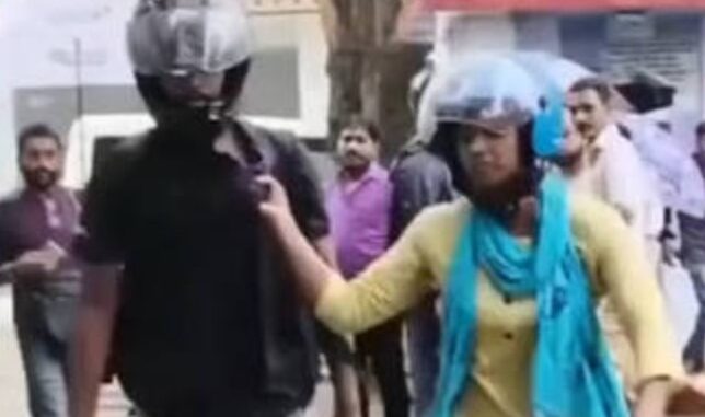 The girl to whom he was exposing his private parts turned out to be a lady constable; then...