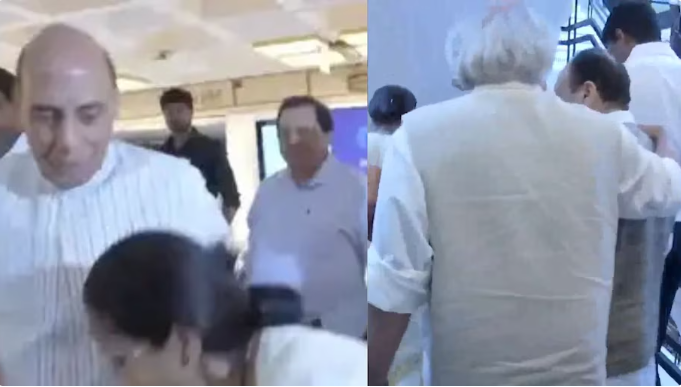 राजनाथ के पैर छूती दिखीं सुप्रिया सुले, तो नड्डा के कंधे पर जयराम रमेश का हाथ… बढ़ी सियासी हलचल​