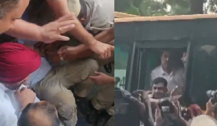 अभी अभीः पीएम आवास के बाहर धरने पर बैठे राहुल गांधी को उठाकर ले गई पुलिस-जमकर हंगामा अभी अभीः पीएम आवास के बाहर धरने पर बैठे राहुल गांधी को उठाकर ले गई पुलिस-जमकर हंगामा
