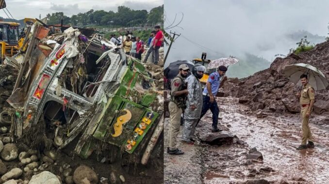 Rain, floods, and landslides wreak havoc: 54 dead in 24 hours, lakhs homeless, several states inundated.