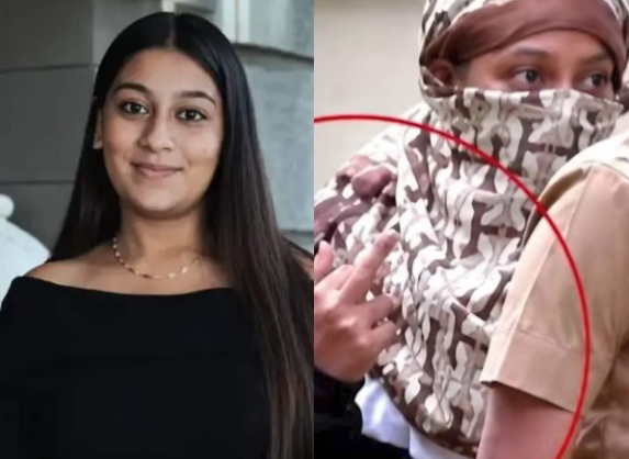 सिया के मिडिल फिंगर दिखाने पर पिता की सफाई; कार का गेट बंद करने से उंगली में लग गई थी चोट…​