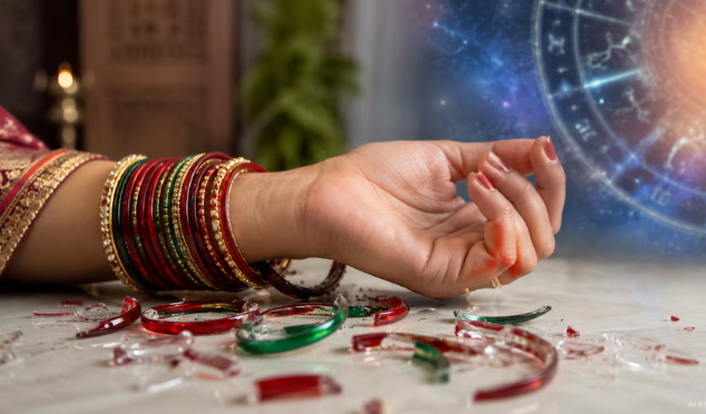 टूट गई चूड़ियां कलाई में… अपशकुन या बड़ी मुसीबत टलने का इशारा? जानें क्या कहता है ज्योतिष और विज्ञान टूट गई चूड़ियां कलाई में… अपशकुन या बड़ी मुसीबत टलने का इशारा? जानें क्या कहता है ज्योतिष और विज्ञान