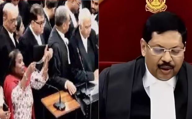 ‘कोई अगर दर्द में है, तो उसकी बात सुनना हमारी जिम्मेदारी’, मंगलसूत्र उतार गुहार लगाने वाली महिला पर CJI ने क्या कहा? ‘कोई अगर दर्द में है, तो उसकी बात सुनना हमारी जिम्मेदारी’, मंगलसूत्र उतार गुहार लगाने वाली महिला पर CJI ने क्या कहा?