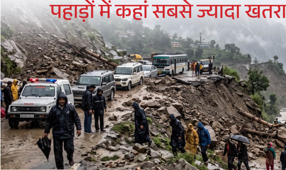 पहाड़ों पर कुदरत का कहर: उत्तराखंड में 91 सड़कें बंद, कश्मीर में क्लाउडबर्स्ट; हिमाचल में भारी बारिश का अलर्ट पहाड़ों पर कुदरत का कहर: उत्तराखंड में 91 सड़कें बंद, कश्मीर में क्लाउडबर्स्ट; हिमाचल में भारी बारिश का अलर्ट